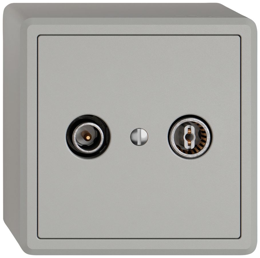 Prise antenne AP TV-R EDIZIO.liv SNAPFIX® prise de passage 23dB grc