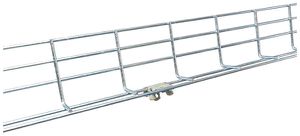 Canale a griglia L con clip per flangia Caddy 110mm 1.5m flangia 14…20mm