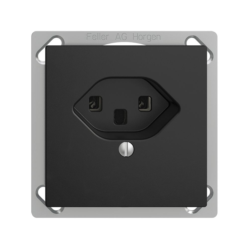 Prise INC EDIZIOdue T23 16A noir bornes à vis