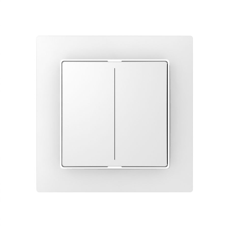 Couronne pour senseur poussoir SIDUS KNX Basic Fset-ZE 1/2, blanc