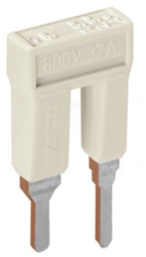 Reduzier-Brücke WAGO isoliert 6/4mm² auf 4/2.5/1.5mm² 32A lichtgrau