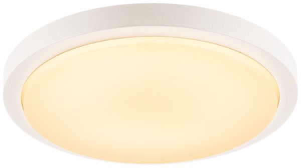 LED-Deckenleuchte SLV AINOS, 18W 1430lm 3000K IP44 weiss