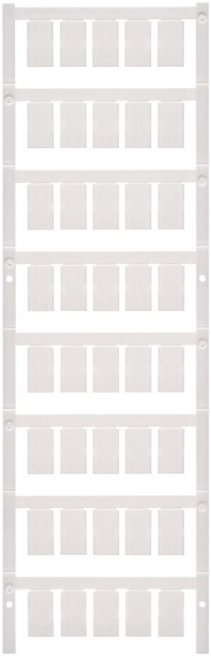 Marqueur d'appareil Weidmüller MultiCard ESG enfichable 17×10mm PA66 blanc