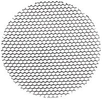 Wabenraster SLV NUMINOS XL Aluminium symmetrisch Ø83.6mm schwarz