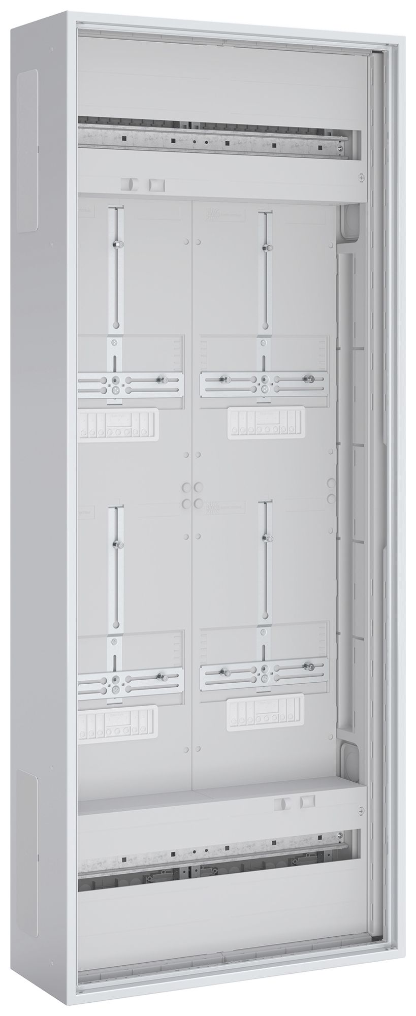 UP-Feldverteiler PrismaSeT XL IP44 2-reihig 4 Zählerplätze 550×1400×210mm