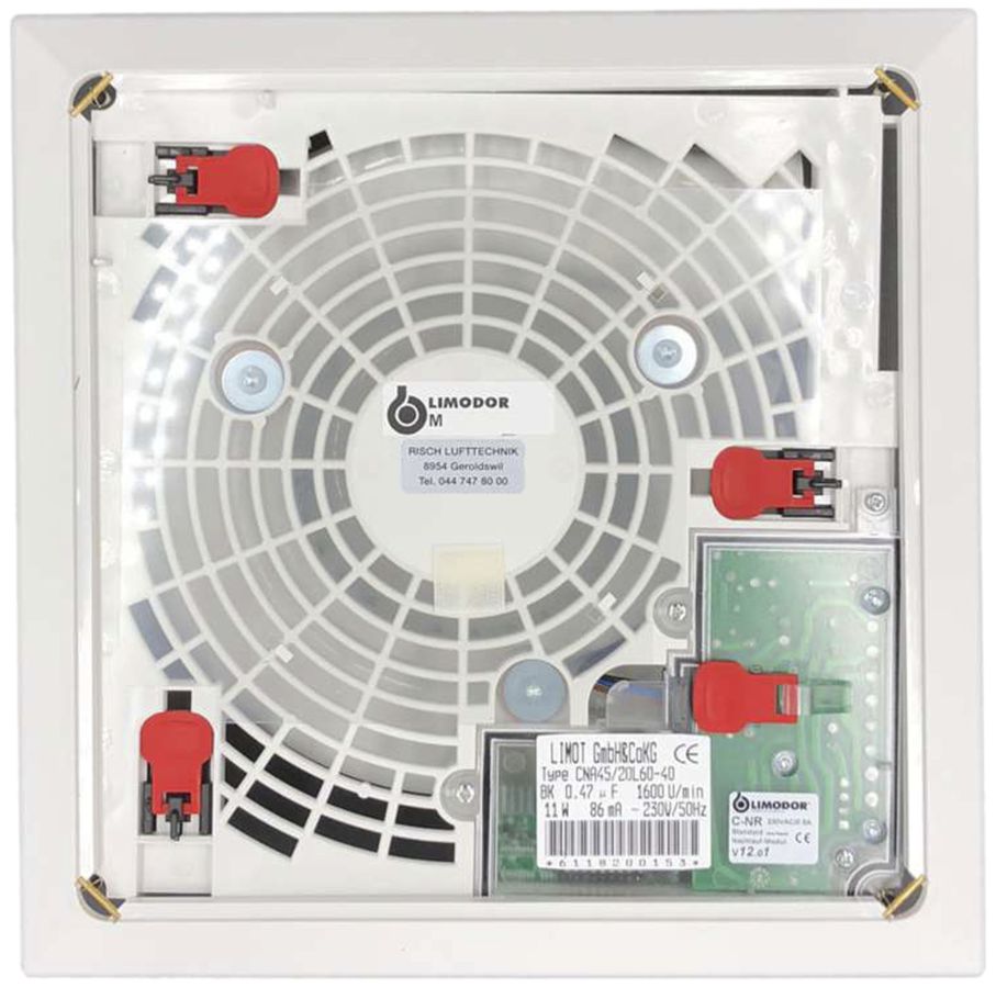 Gebläseeinheit LIMODOR M-60/40 230V 40/60m³/h 6/11W Ø80mm IPX5