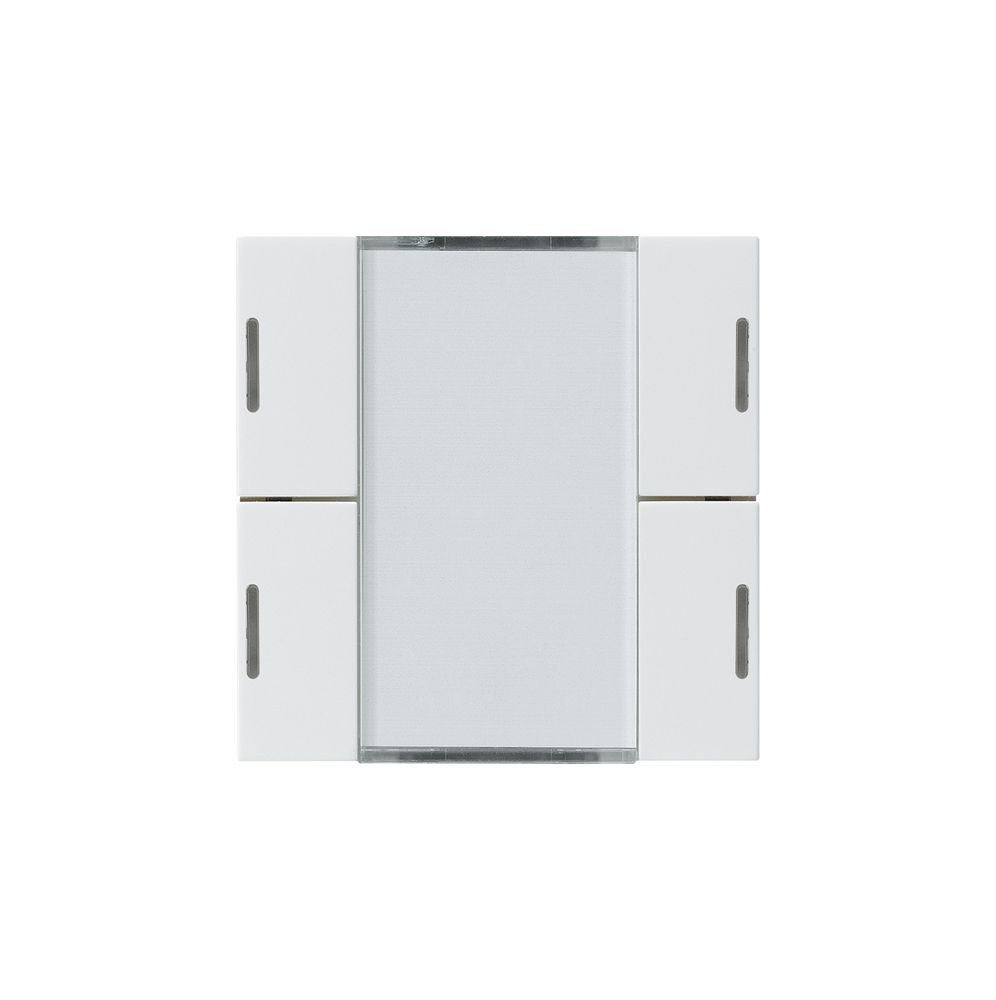 Kit frontale Hager kallysto 4×KNX LED systemlink/easylink bianco