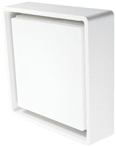 LED-Decken-/Wandleuchte SG Frame Square 7W 630lm 830 IP66 DIM 240×240 weiss