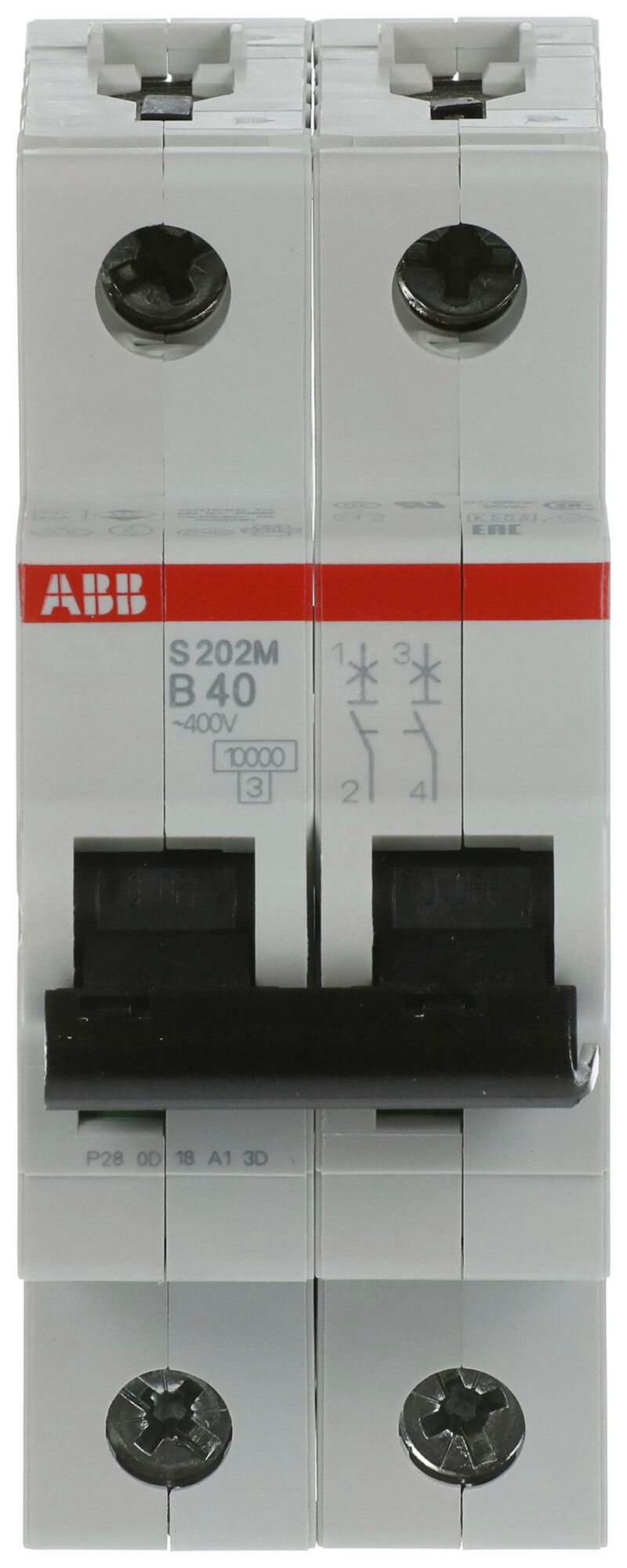 Leitungsschutzschalter ABB S202M-B40 40A B 10kA