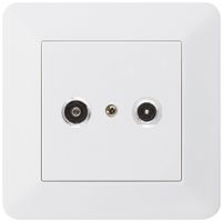 Prise antenne ENC kallysto.trend R/TV 23dB 2GHz blanc