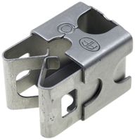 Leitungshalter Quadro Flury AV 59, Inox A2, Bohrung Ø 6.5 mm