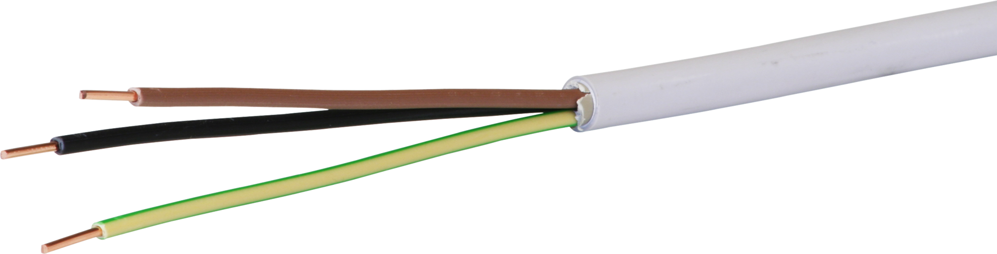 Kabel TT 3×1.5mm² 2LPE grau Eca