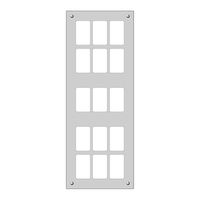 Montageplatte FLF 5×3 Al natur eloxiert