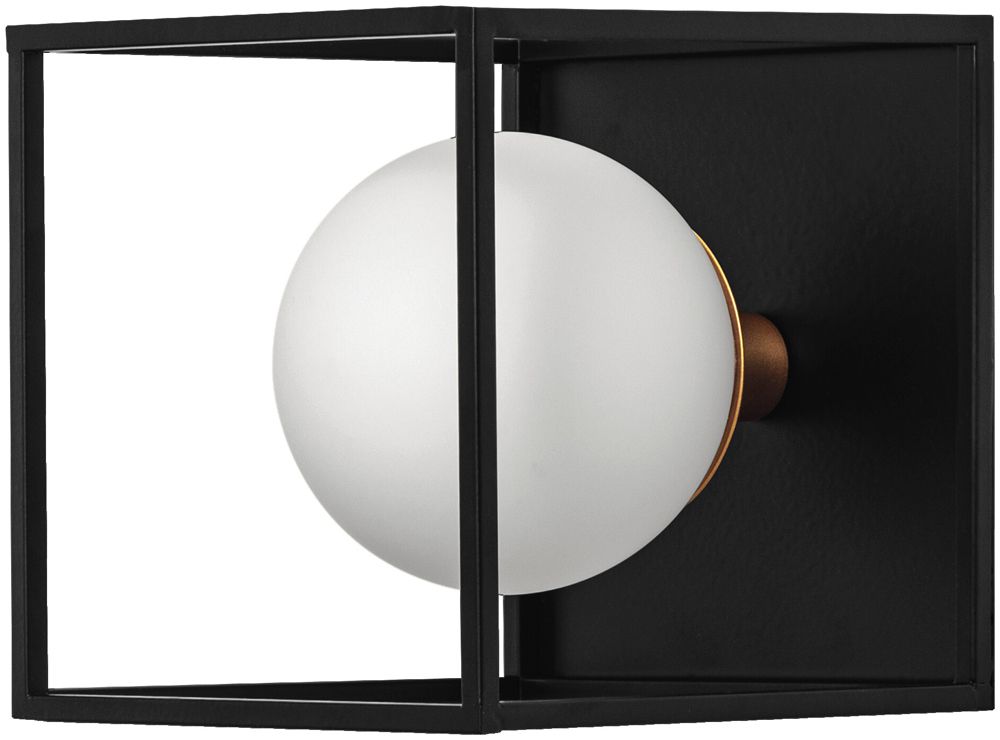 Plafoniera/applique LEDVANCE DECOR SQUARE G9 1×28W IP44 150×150mm nero