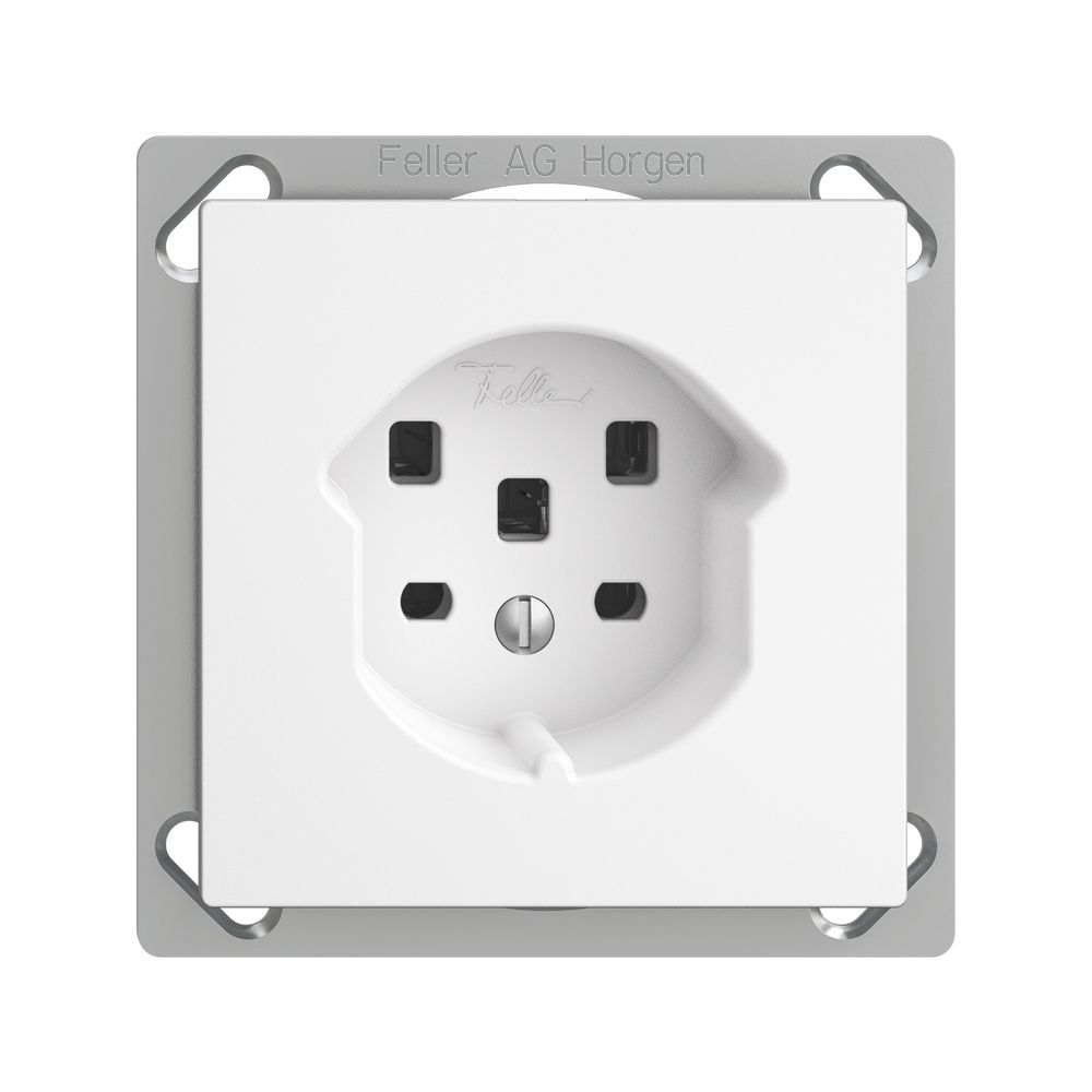 EB-Steckdose EDIZIOdue T25 16A weiss, mit Steckklemmen