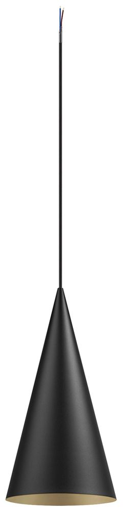 Lampada sospesa SLV MAGICO 20 E27 1×10W REG Ø210mm nero/oro