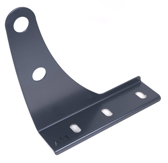 Paraneve Glaromat supporto A11 per 2 tubi 1/2" in acciaio cromato, antracite