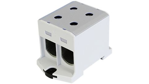 Blocs répartiteurs Demelectric, 240…300 mm², pour rail DIN TH35