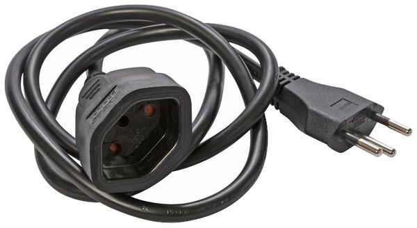 Câble de rallonge ELBRO PVC 10A 230V 3×1mm² type 12/type 13 5m noir