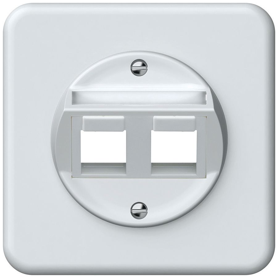 UP-Montageset origin schräg 2×Keystone 92×92mm weiss