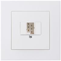 UP-Steck- und Anschlussdose kallysto.pro 1×TT83 weiss