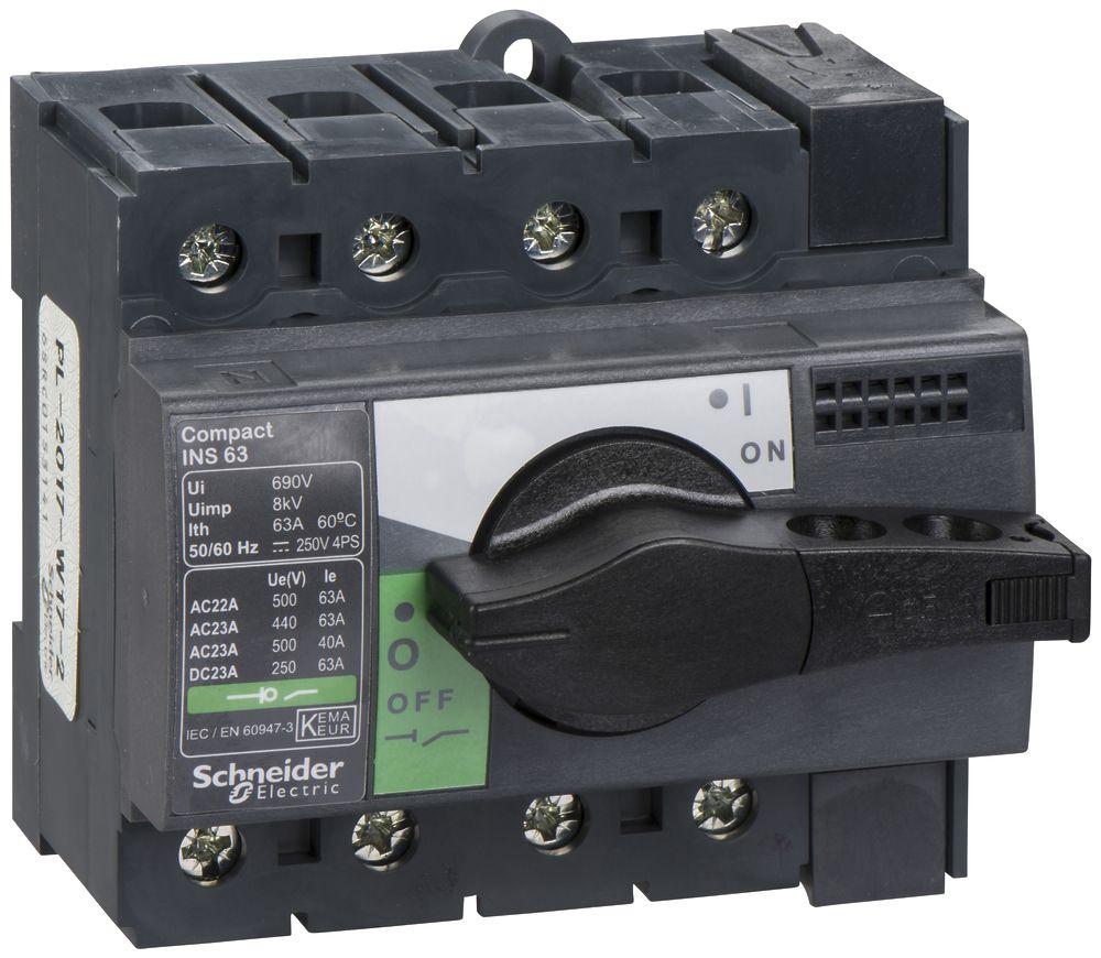 EB-Lasttrennschalter Schneider Electric NS-I 63 4L grau/schwarz