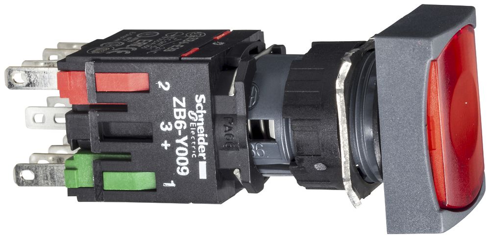 EB-Leuchttaster Schneider Electric 1Ö 12/24VUC rot