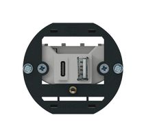 Einsatz zu USB-Ladesteckdose Hager 18W PD 1×Typ A 1×Typ C