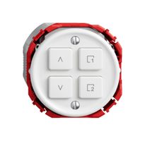 Storenschalter STANDARDdue Wiser SNAPFIX® 1 Szene 4 Tasten WLAN ws