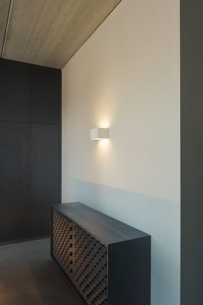 Applique SLV PLASTRA R7s 20W 190×145×125mm plâtre blanc