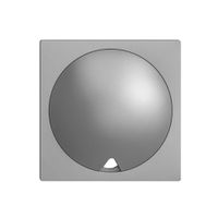 Frontset EDIZIOdue silver für Zugtaster/-schalter