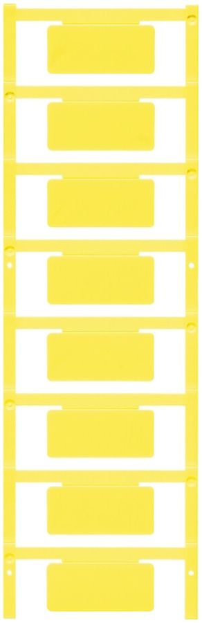 Marcatore per apparecchi Weidmüller MultiCard SM autoadesiva 19×42mm PA66 giallo