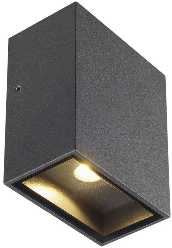 Applique LED SLV QUAD XL 1, 3.2W 260lm 3000K IP44 anthracite