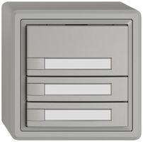 AP-KNX-Taster RGB EDIZIO.liv SNAPFIX® Temperaturfüh.o.LED Pap.3×T 1-Tbed.hgu