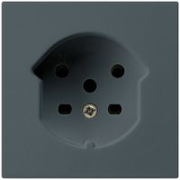 UP-Steckdose kallysto T15 anthrazit Schraubklemmen