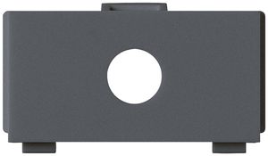 Modulo multimedia kallysto M3 vuoto per 1 connettore F/jack 6.35 Ø9.6 antracite
