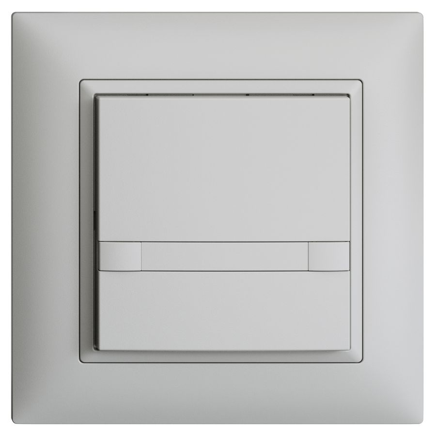 Poussoir KNX RGB ENC EDUE FMI, 250mW, s.LED, papier, 1×pouss., C.2×T., grc