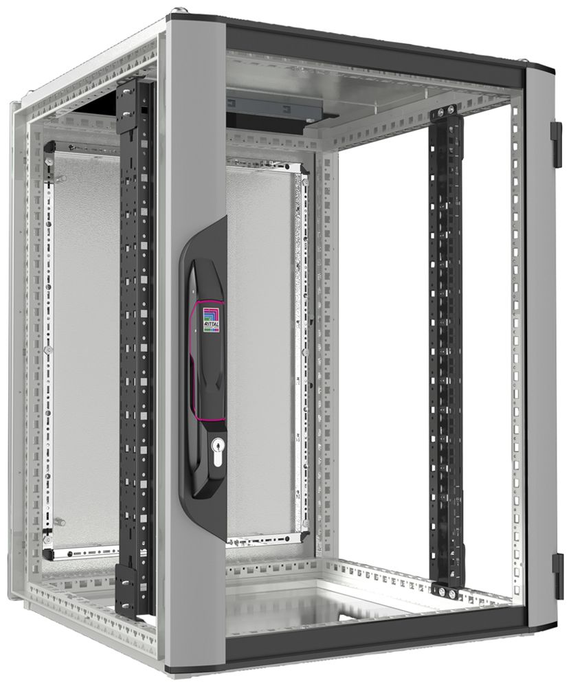 Netzwerkschrank 19" Rittal VX IT 5325.121 600×800×600mm 15HE Stahl grau