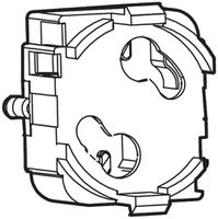 Startersockel rechteckig steckbar