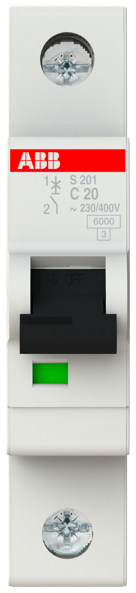 Leitungsschutzschalter ABB S201-C20 20A C 6kA