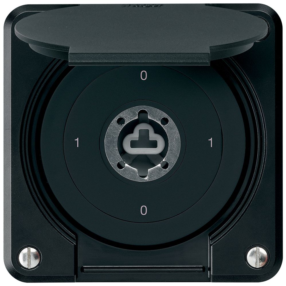 Interruttore a chiave INC robusto IP55 copertura senza cilindro S0/3P ne combi