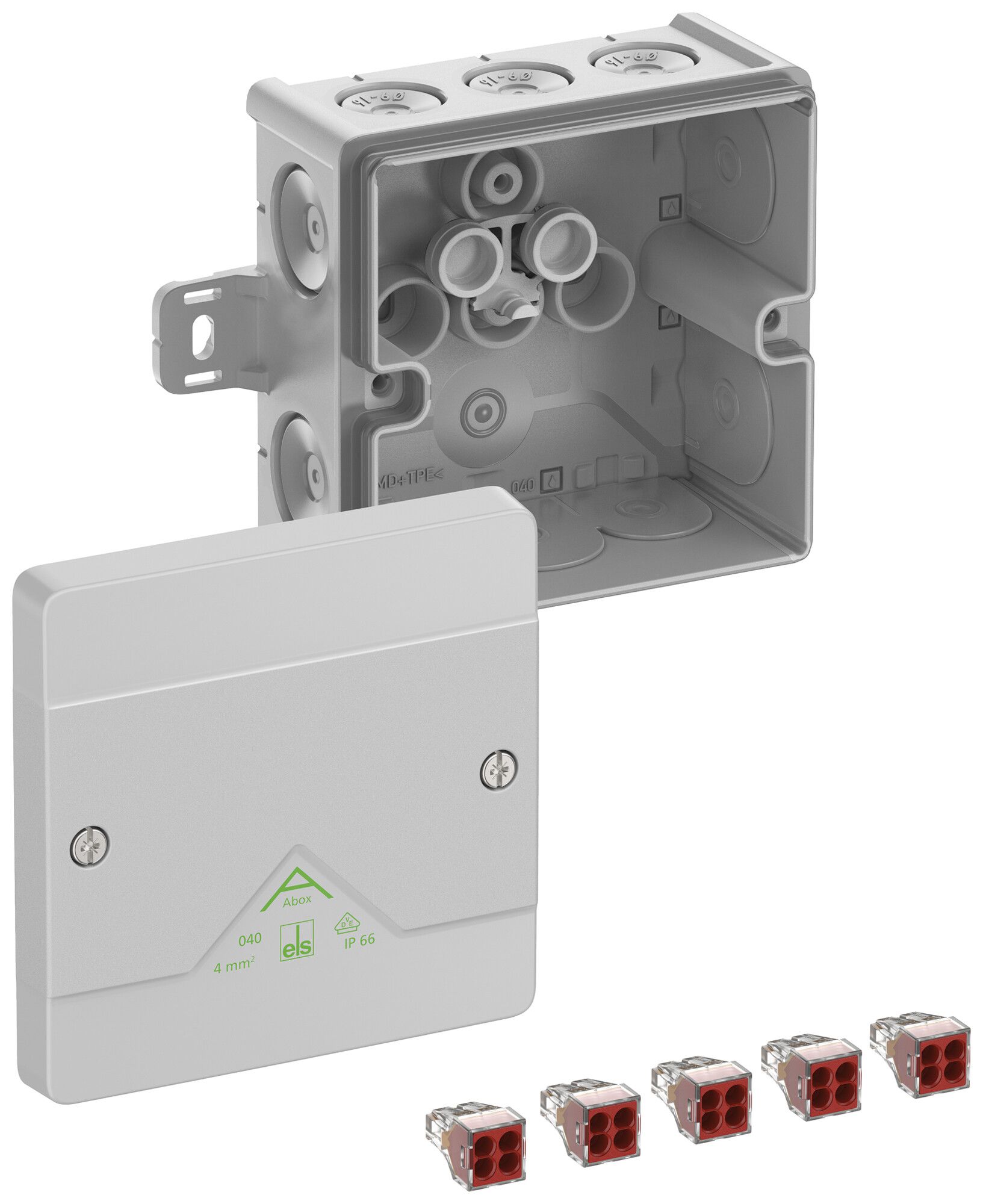 AP-Abzweigdose Spelsberg Abox 040 AB-4² 102×102×57mm IP66 gu