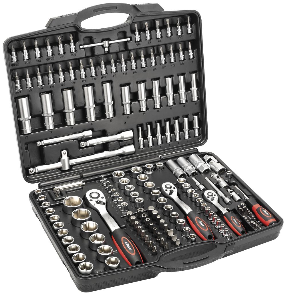 Steckschlüsselsatz CIMCO 171-teilig 6.3/8/10/12.5mm