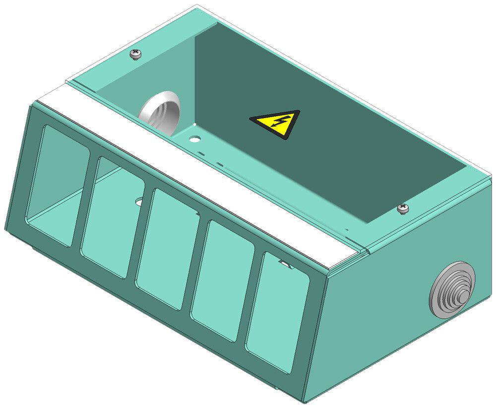 Anschlusskasten 5FLF vertikal DAK