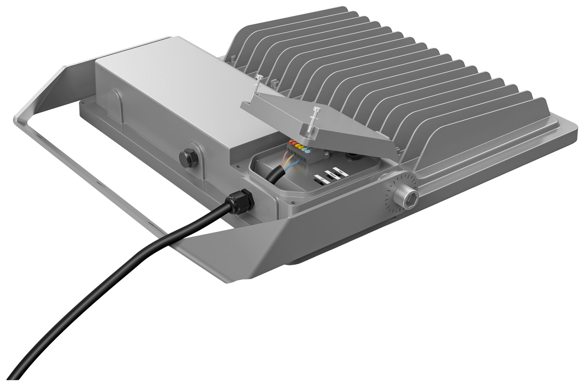 LED-Strahler DOTLUX LENSone 100W 3000…5000K IP66 DIM 355×57mm 120° schwarz