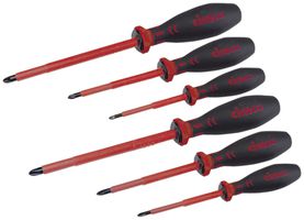 Kreuzschlitz-Schraubenzieher Set PH+PZ 1000V 6-teilig