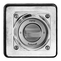 UP-Drehschalter nass 0-Hand-0-Automat 2/1P Al natur