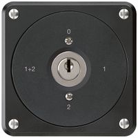 UP-Schlüsselschalter robusto ohne Klappdeckel 1/1P schwarz