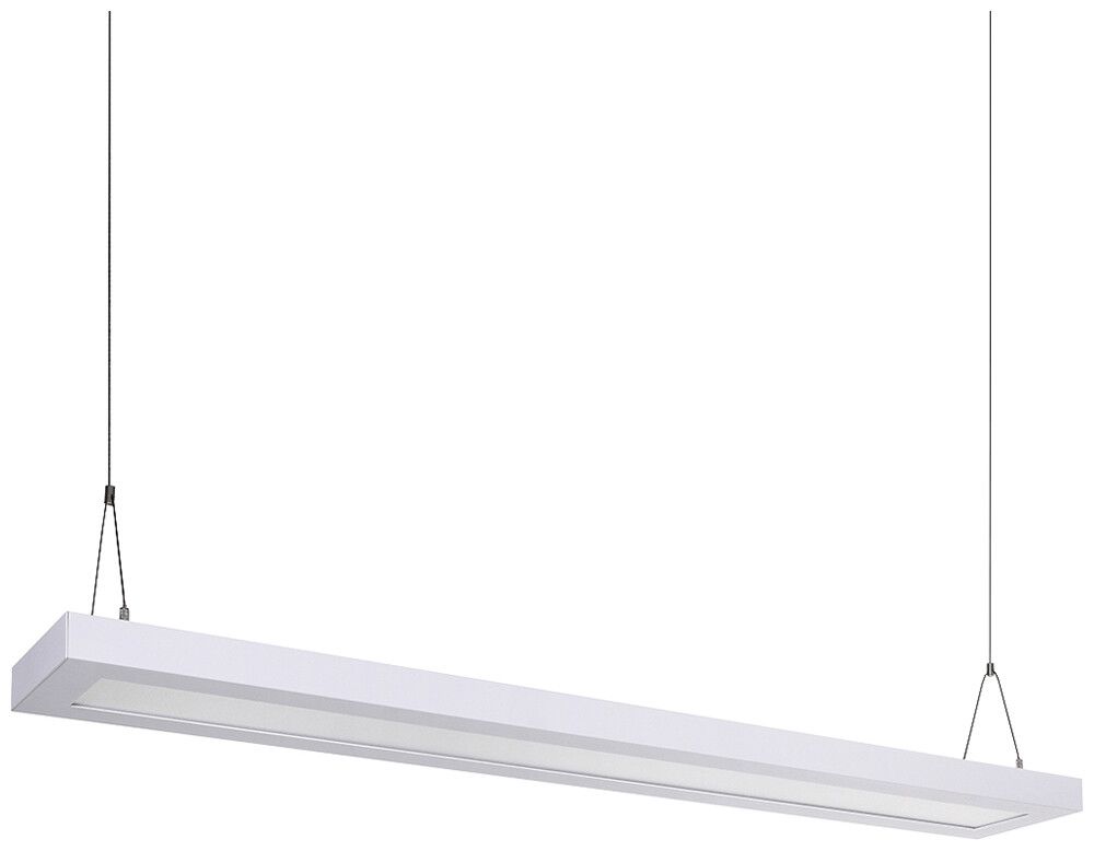 LED-Pendelleuchte ESYLUX LENJA PDL 1200 DDP 45.4W 7100lm 840 DALI-2 weiss