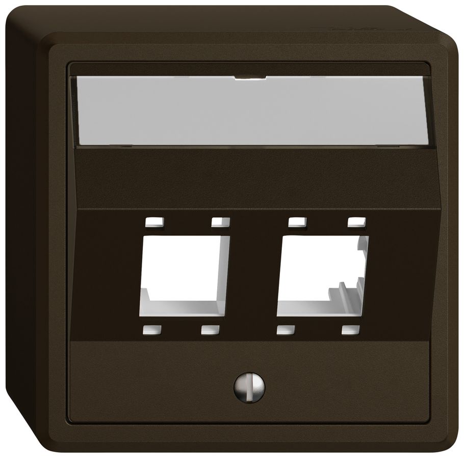 Kit de montage AP EDIZIO.liv SNAPFIX® pour freenet cat.5e/6 2× br